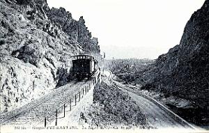 El-Kantara - Gorges - Ligne des Chemins de fer